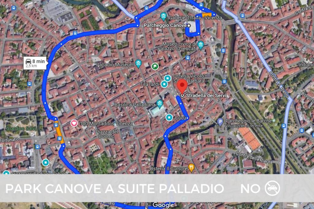 Suite Palladio Centro Vicenza A 2 Passi Da Piazza Dei Signori Check-In Veloce Exteriér fotografie